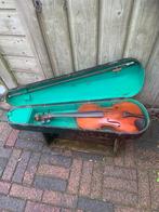 Antieke Viool in houten vioolkist, Muziek en Instrumenten, Strijkinstrumenten | Violen en Altviolen, Gebruikt, Verzenden, Viool