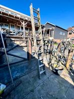 Aluminium ladder  2x10, Doe-het-zelf en Verbouw, Ladders en Trappen, Ophalen, Gebruikt, 4 meter of meer
