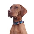 WAUDOG Flower Lederen Halsband Zwart Nek 30-39 cm KOOPJE!!!, Ophalen of Verzenden, Handgemaakt, Nieuw