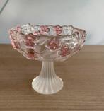 Prachtige vintage Walther glazen schaal op voet, Antiek en Kunst, Antiek | Schalen, Ophalen of Verzenden