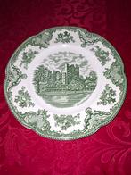 Diner bord: Johnson Bros: Old Britain Castles / groen rare, Ophalen of Verzenden