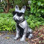 FRANSE BULLDOG 60CM HOOG, Tuin en Terras, Tuinbeelden, Ophalen, Nieuw, Kunststof, Dierenbeeld