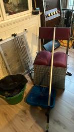 Visstation zitkoffer viskoffer met inhoud, Watersport en Boten, Hengelsport | Algemeen, Ophalen, Zo goed als nieuw, Koffer of Tas