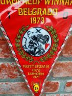 Ajax Amsterdam afc 1970s prachtige vintage vaan, Diversen, Vlaggen en Wimpels, Ophalen of Verzenden