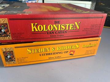 Kolonisten van Catan + Steden & Ridders (beide hout) beschikbaar voor biedingen