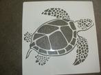 1271- KUNSTSTOF HERBRUIKBAAR SJABLOON GROOT SCHILDPAD, Hobby en Vrije tijd, Knutselen, Ophalen of Verzenden, Nieuw, Materiaal