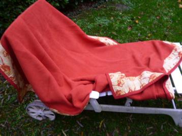 100% katoenen  plaid  grandfoulard deken 210x150 cm 1pers beschikbaar voor biedingen