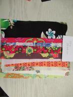 Quilt lapjes katoen stroken van 25 cm. x 6 cm., Ophalen, Nieuw, Katoen, Minder dan 30 cm