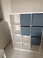 IKEA Kalax Witte open kast met vakken 4 bij 3 GRATIS, Huis en Inrichting, Kasten | Boekenkasten, Ophalen, Met plank(en), Kunststof
