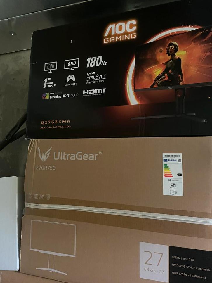 Aoc q27g3xmn, Computers en Software, Monitoren, Zo goed als nieuw, 151 t/m 200 Hz, DisplayPort, VA, Quad HD (2K), Ophalen