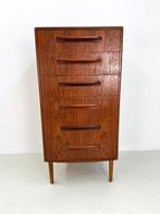 Vintage ladekast G-Plan "Tallboy"., Verzenden, 50 tot 100 cm, Zo goed als nieuw, 3 of 4 laden