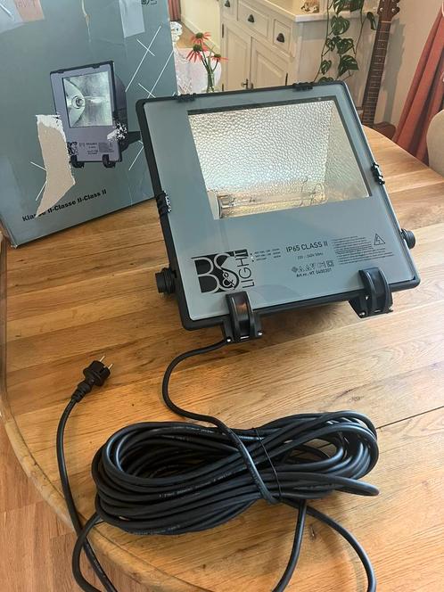 NIEUW Bouwlamp 400W Nav-t gasontladingslamp, Doe-het-zelf en Verbouw, Bouwverlichting, Nieuw, Lamp met armatuur, 200 tot 500 watt