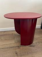 Fest amsterdam bijzettafel rood bordeaux ovaal, Ophalen, Gebruikt, Ovaal, 45 tot 60 cm