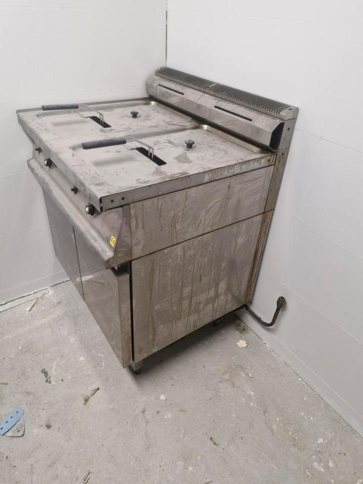 Professionele Dubbele Gasfriteuse, Huis en Inrichting, Keuken | Keukenbenodigdheden, Ophalen