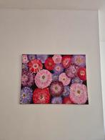 Gekleurde bloemen schilderij, Ophalen