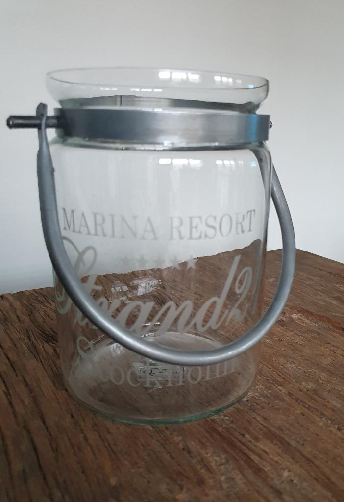 Stoer windlicht van het merk Braxton Home Collection, Huis en Inrichting, Woonaccessoires | Kandelaars en Kaarsen, Zo goed als nieuw