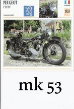 Mk53 motorkaart peugeot p 105 dt, Ophalen of Verzenden, Zo goed als nieuw
