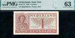 UNC- PMG 63: 1 Gulden 1949 ‘Muntbiljet’ Juliana - BQE094942, Postzegels en Munten, Ophalen of Verzenden, 1 gulden, Los biljet