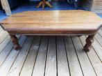 Rechthoekige massief eiken salontafel 150x84 cm, Ophalen, 100 tot 150 cm, Eikenhout, 50 tot 100 cm
