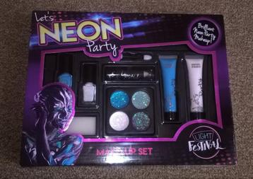 Neon Make up set/ schminkset (NIEUW) beschikbaar voor biedingen