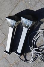 2x Nashville 60 cm. Tuinsokkels / LED Lampen + Grondkabels, Gebruikt, Minder dan 50 watt, Staande lamp, Waterbestendig