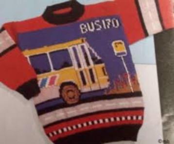 Bus trui breipatroon beschikbaar voor biedingen