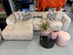 Luxe Velvet Teddy Loungebank Flipper Beige 160x290cm NIEUW, Huis en Inrichting, 250 tot 300 cm, Info@oosterbaanwonen.nl, Hoekbank