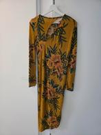 Zara Jurk met Bloemenprint - Maat S, Zara, Geel, Ophalen of Verzenden, Zo goed als nieuw