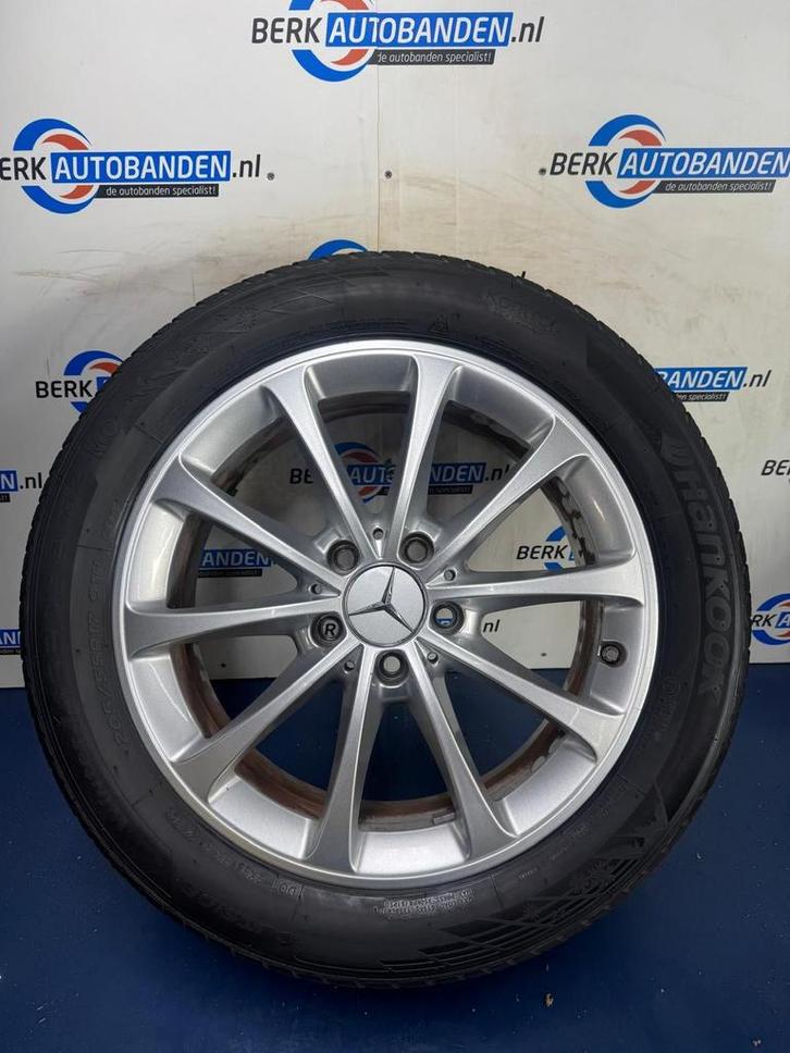 Originele Mercedes winterset 17 inch 5x112x66.6 ET44 6.5J (, Auto-onderdelen, Banden en Velgen, Banden en Velgen, Winterbanden