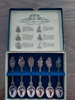 Verzilverde lepels 6 historische schepen en scheepstypen, Antiek en Kunst, Ophalen of Verzenden, Zilver