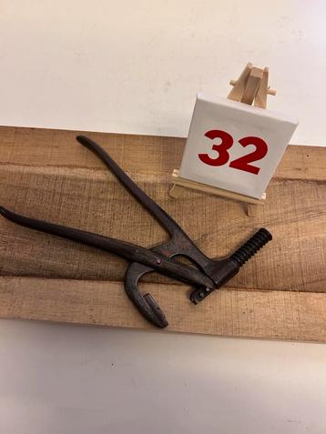 Antieke Schoenmakersklem - 20cm beschikbaar voor biedingen