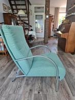 Groene design fauteuil, Huis en Inrichting, Fauteuils, Ophalen, Design, 75 tot 100 cm, Stof