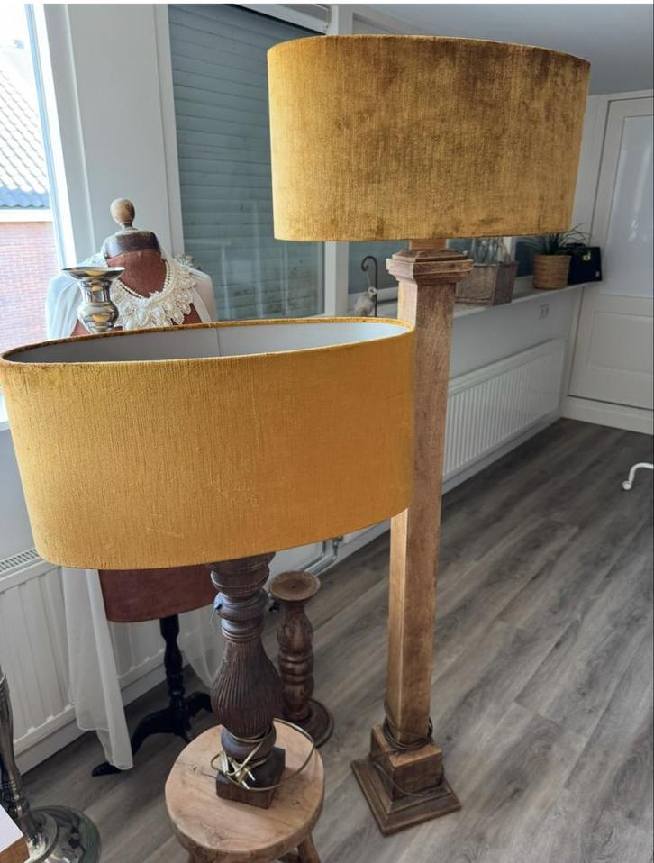 Richmond Lampenkappen - Sfeervolle Verlichting, Huis en Inrichting, Lampen | Vloerlampen, Gebruikt, Minder dan 100 cm, Stof, Ophalen of Verzenden