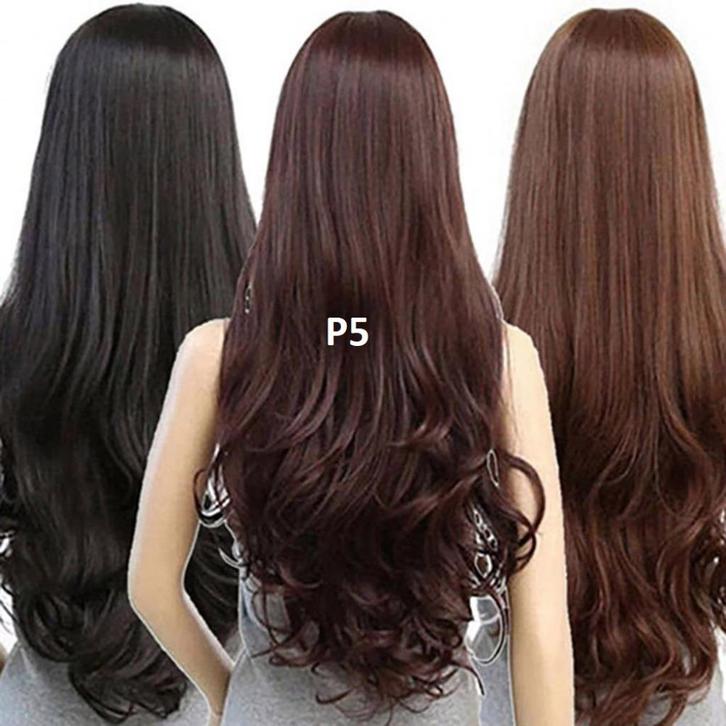 P5 rood/bruine lange pruik, middelste op de foto..., Sieraden, Tassen en Uiterlijk, Uiterlijk | Haarverzorging, Nieuw, Pruik of Haarverlenging