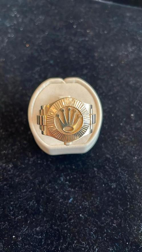 14 k gouden rolex model herenring 13,5 gram, Sieraden, Tassen en Uiterlijk, Ringen, Nieuw, Heer, 20 of groter, Goud, Goud, Ophalen of Verzenden