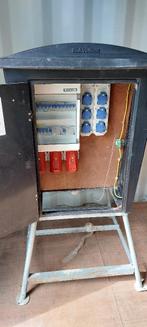 63A Bouwmeterkast bouwkast bouwstroomkast meterkast, Doe-het-zelf en Verbouw, Elektra en Kabels, Ophalen, Gebruikt, Overige typen