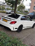 Mercedes-Benz C-Klasse C450 3.0 270KW 4MATIC Aut7 2015 Wit, Auto's, 1800 kg, Zwart, 367 pk, Overige bekleding