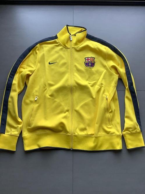 FC Barcelona Vest Geel XL, Sport en Fitness, Voetbal, Zo goed als nieuw, Trainingspak, Maat XL, Ophalen of Verzenden