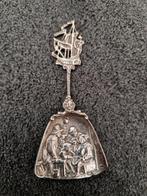 Schep met scheepsmotief en figuren. Hollandia zilversmederij, Antiek en Kunst, Antiek | Goud en Zilver, Ophalen