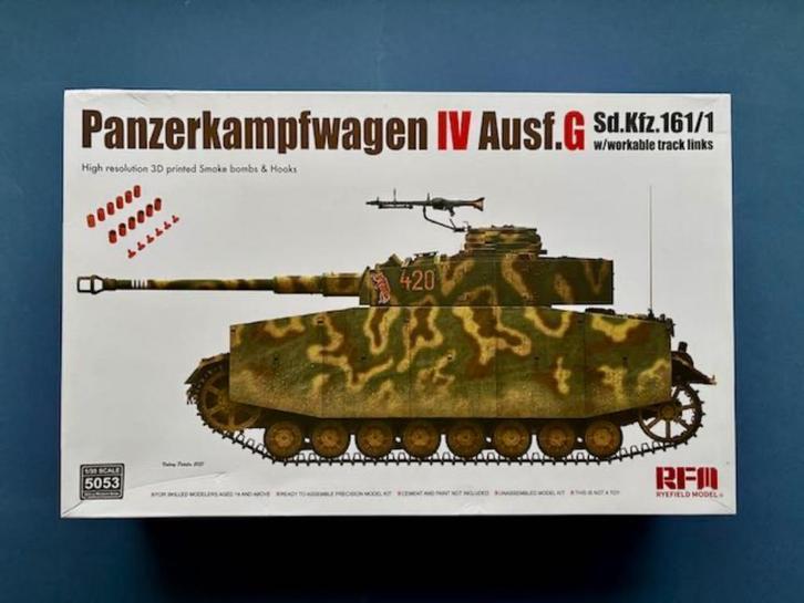 RyeField RM-5053	Panzer IV Ausf. G late  1/35, Hobby en Vrije tijd, Modelbouw | Auto's en Voertuigen, Nieuw, Auto, Groter dan 1:32