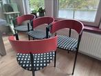 Set of 4 chairs (Castelijn), Huis en Inrichting, Ophalen, Gebruikt, Zwart, Metaal