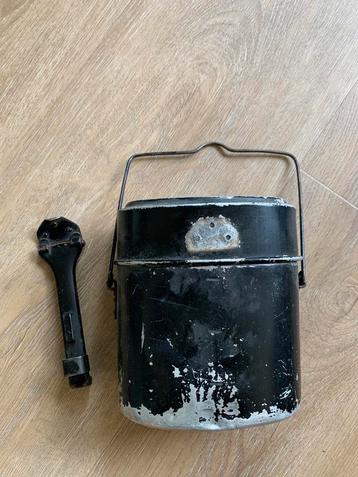 Duitse eetketel M1910, kochgeschirr Model 1910 beschikbaar voor biedingen