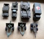 Dinky,Corgi Toys legervoertuigen,2x Britains kanon opknapper, Ophalen, Gebruikt, Bus of Vrachtwagen, Dinky Toys