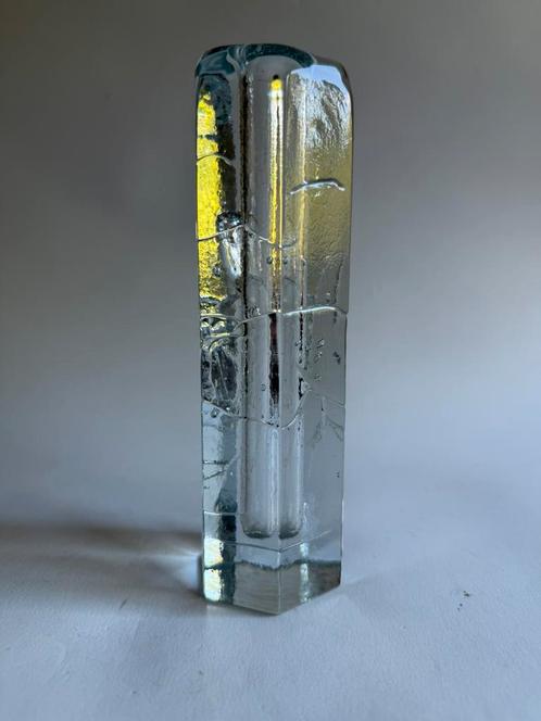Vintage solifleur vaas - kandelaar, Antiek en Kunst, Antiek | Glas en Kristal, Ophalen of Verzenden