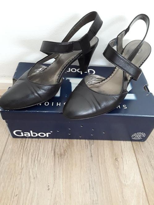 Gabor Zwarte Pumps Met Bandjes Maat 6 = Maat 39, Kleding | Dames, Schoenen, Gedragen, Pumps, Zwart, Verzenden