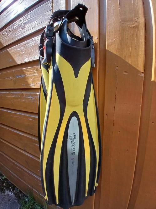 Open vinnen -  Mares Quatro Excel - Small, Watersport en Boten, Duiken, Zo goed als nieuw, Zwem- of Duikvliezen, Ophalen of Verzenden