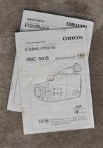 Camcorder handleiding Orion 591S, Audio, Tv en Foto, Videocamera's Analoog, Overige typen, Ophalen of Verzenden, VHS-C of SVHS-C