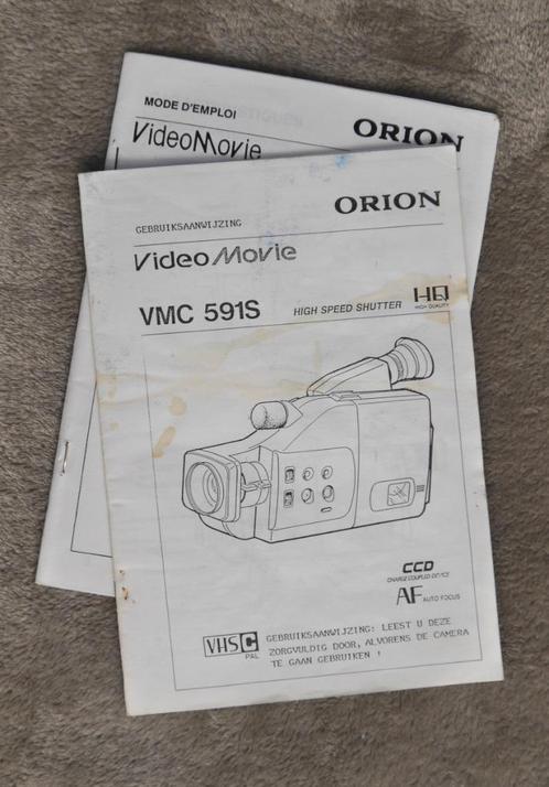 Camcorder handleiding Orion 591S, Audio, Tv en Foto, Videocamera's Analoog, Overige typen, VHS-C of SVHS-C, Ophalen of Verzenden