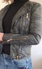 Michael Kors dames jack echt leer maat S/ 36 twv €595,- ZGAN, Michael Kors, Zwart, Ophalen of Verzenden, Zo goed als nieuw