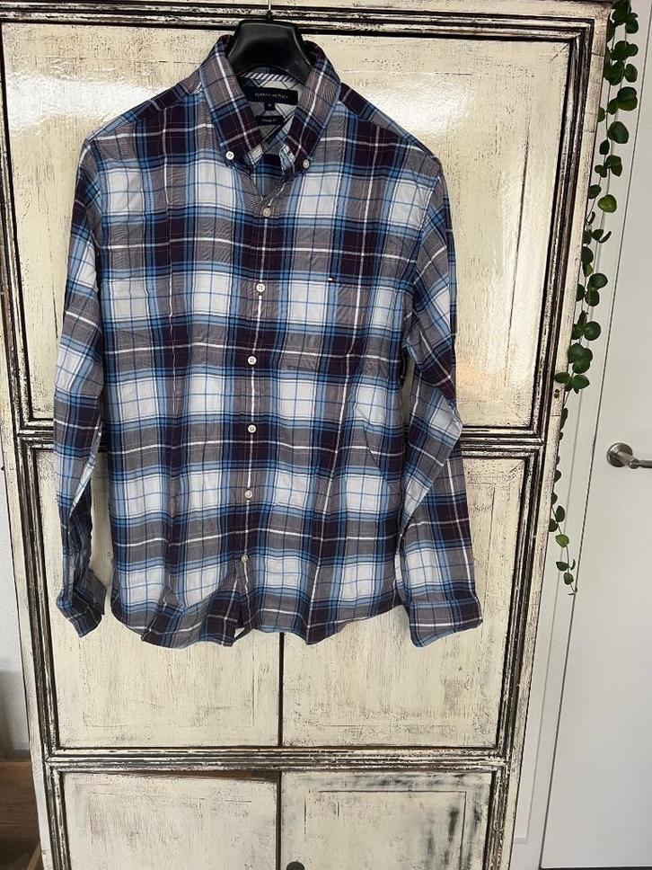Tommy hilfiger blouse overhemd houthakkers m, Kleding | Heren, Overhemden, Zo goed als nieuw, Halswijdte 39/40 (M), Overige kleuren